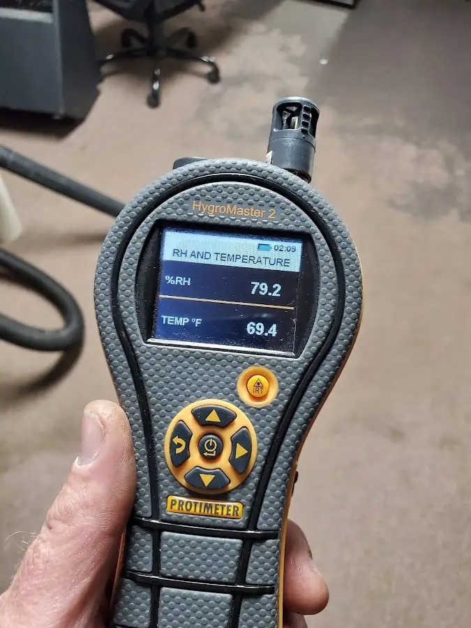 Moisture meter humidity assessment for Fire & Smoke Damage Restoration in Lawndale